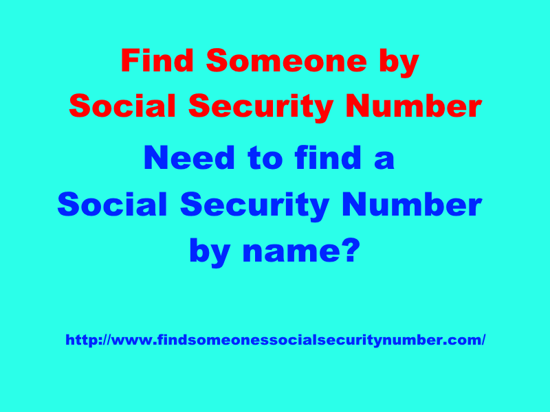 How To Look Up Someones Social Security Number Best Movie